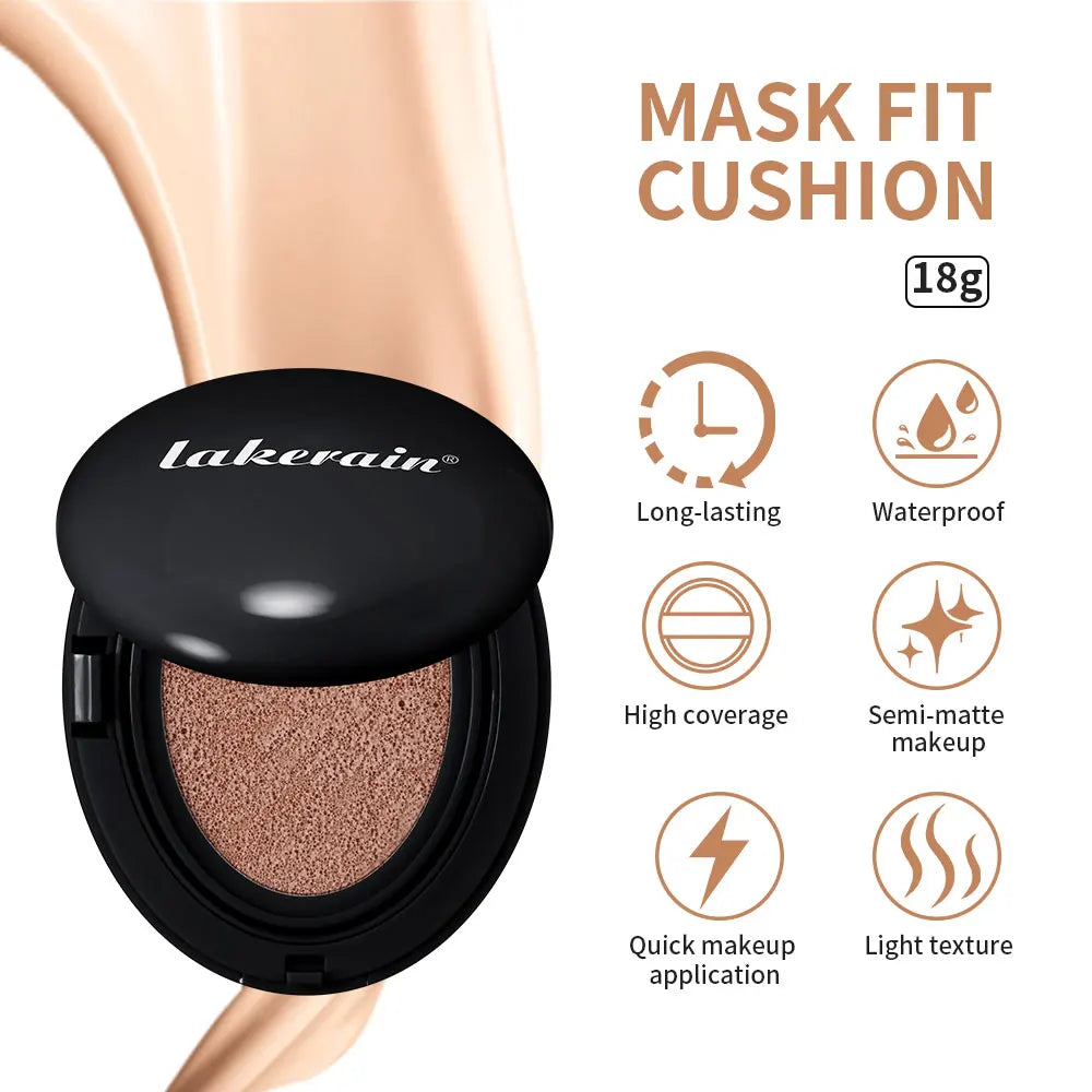 Mask Fit Cushion Foundation Natural Moisturizing Concealer Whitening Oil-control Women Base Long-lasting Makeup Korean Cosmetics Peaceful Pleasures Health and Wellness