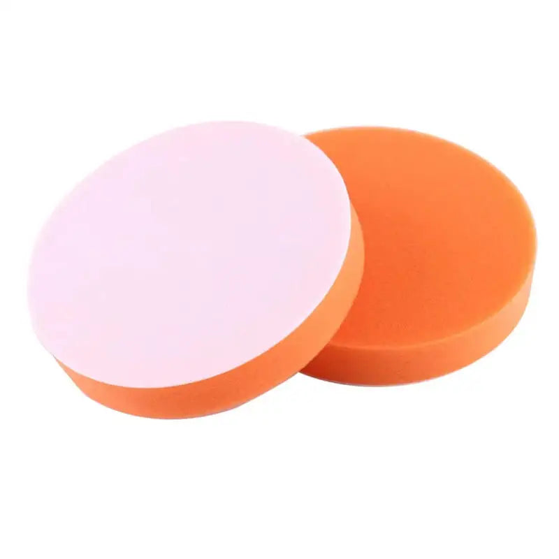 Orange Car Polishing Pads 5" & 6" Foam Buffing Waxing Kit