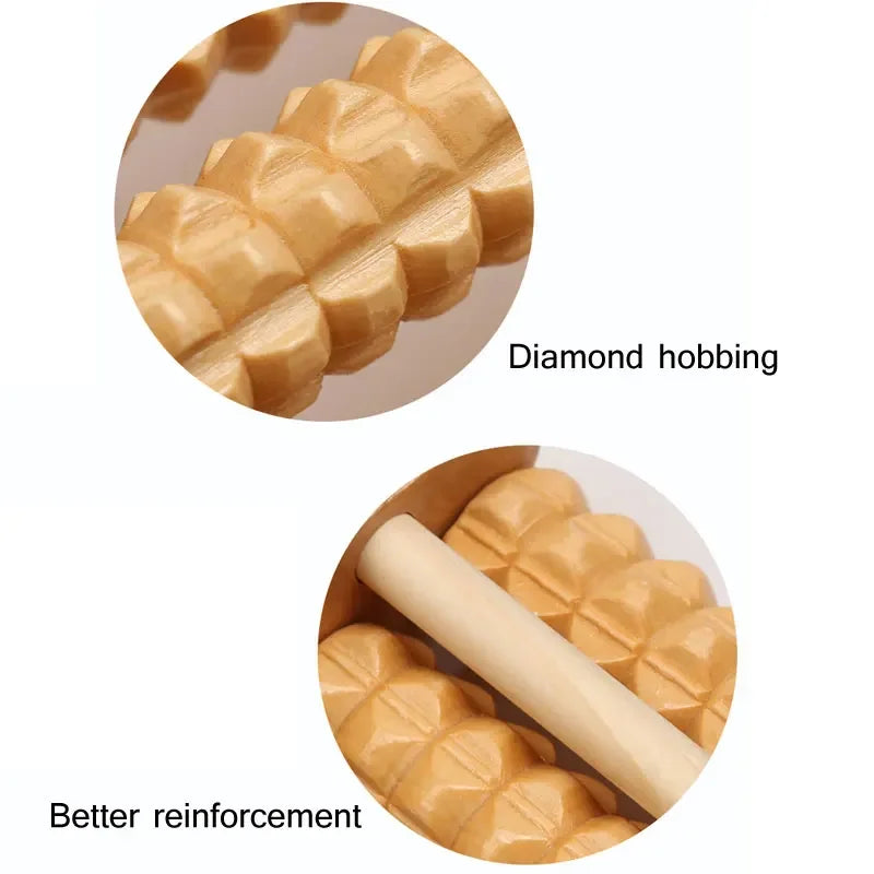 Wooden Foot Massage Roller – Plantar Fasciitis Pain Relief