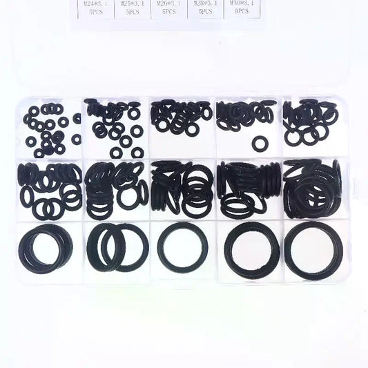 175/200Pcs Nitrile Rubber O-Ring Set | High Pressure Repair Kit O-Ring Gasket Kit Peaceful Pleasures Health and Wellness