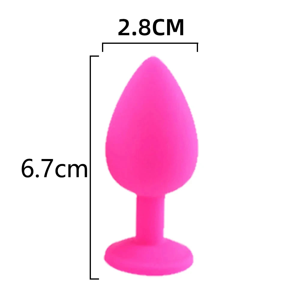 Sex Toy Anal Plug Anal Toys Long Fox Tail Erotic Anus Toy Ass Stuff With Silicone Inserted Behind The Anus Sexy Toys For Woman Peaceful Pleasures Health and Wellness A-C525-pink