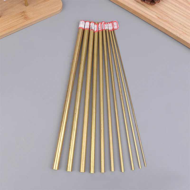 Brass Tube Dia 2/3/4/5/6/7/8/9/10/11/12/13/14/15mm Length 300mm 0.5mm Wall Brass Pipe Modelmaking Rod Cutting Tool Replacement Peaceful Pleasures Health and Wellness
