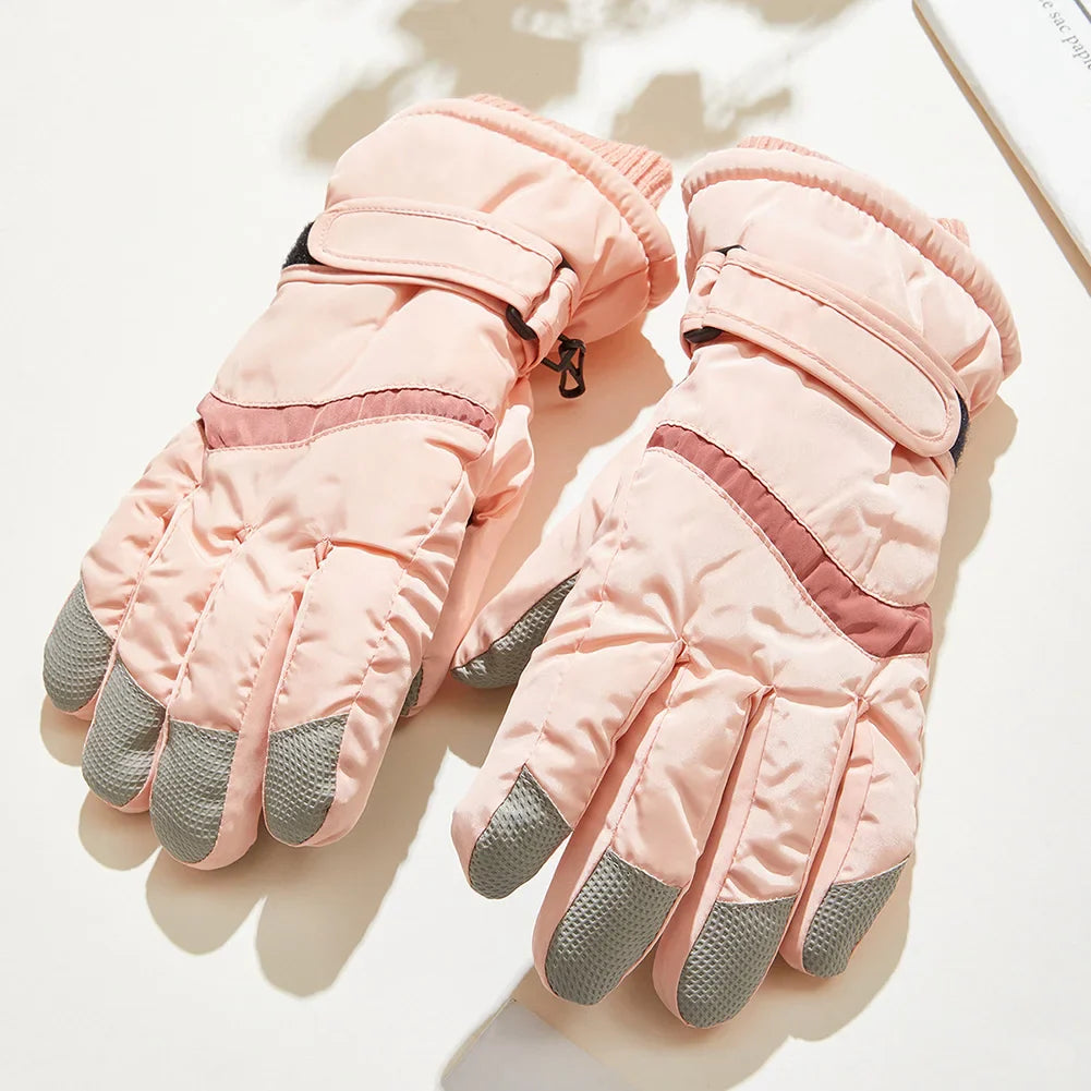 Winter Touchscreen Ski Gloves | Fleece-Lined & Windproof