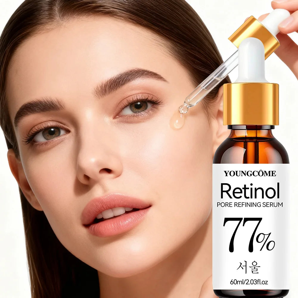 Retinol Facial Wrinkle Alleviating Essence Remove Dark Spot Collagen Brightening Facial Essence Peaceful Pleasures Health and Wellness