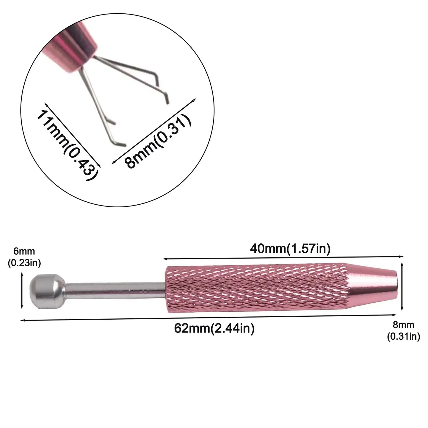 4-Claw Jewelry Grabber & Component Pick-Up Tool | 62mm
