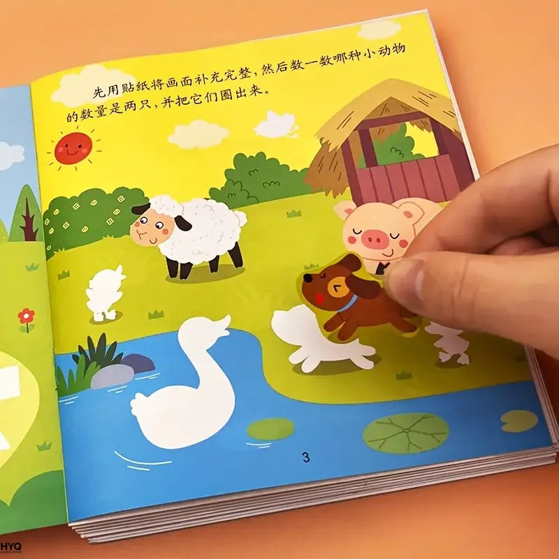 Sticker Book Toddlers 3+ Educational Fun Kids Creative Craft Activity