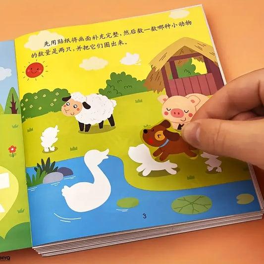 Sticker Book Toddlers 3+ Educational Fun Kids Creative Craft Activity Peaceful Pleasures Health and Wellness