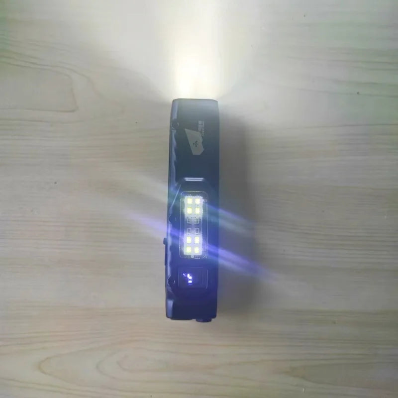 SHINEKNOT EDC Tactical Flashlight 1300LM | Red, UV & Clip