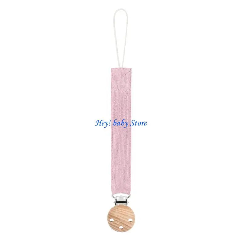Baby Pacifier Clip Cotton Rope Teether Soother – 25 Colors