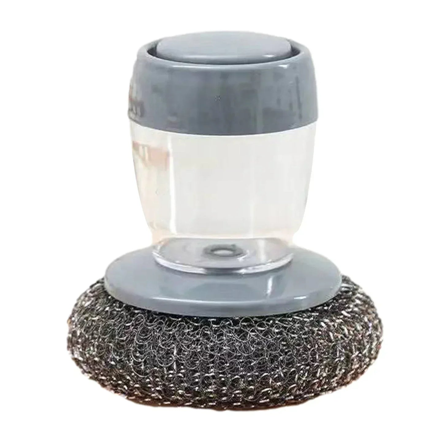 Soap Dispensing Pot Scrubber Brush | Kitchen Cleaning Tool