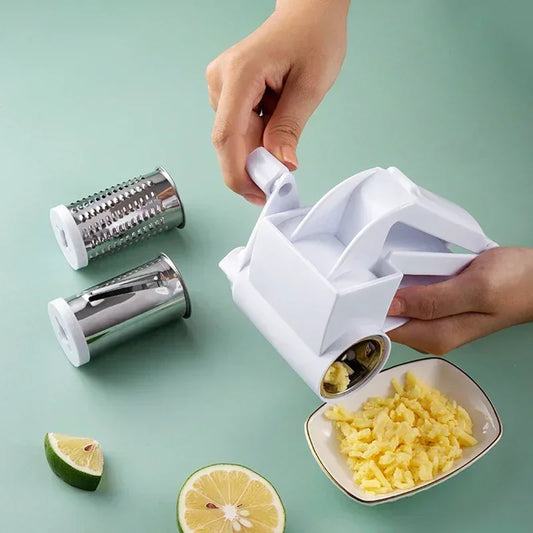 1 and 3 In 1 Kitchen Supplies Plastic Hand cranked rotating cheese planer creative cheese grater Multi functional cheese grater Peaceful Pleasures Health and Wellness