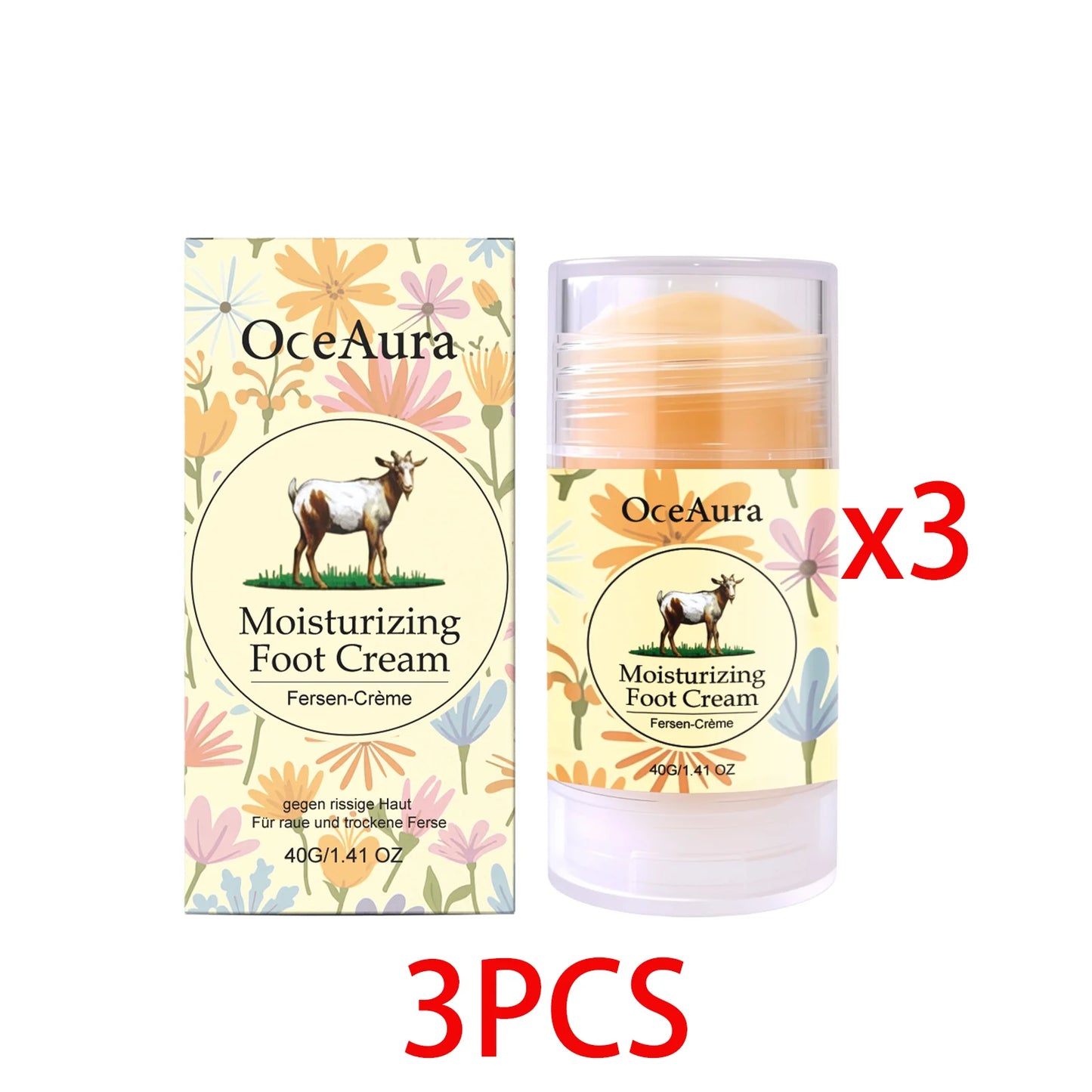 OceAura Lanolin Hand & Foot Cream for Dry, Rough Skin
