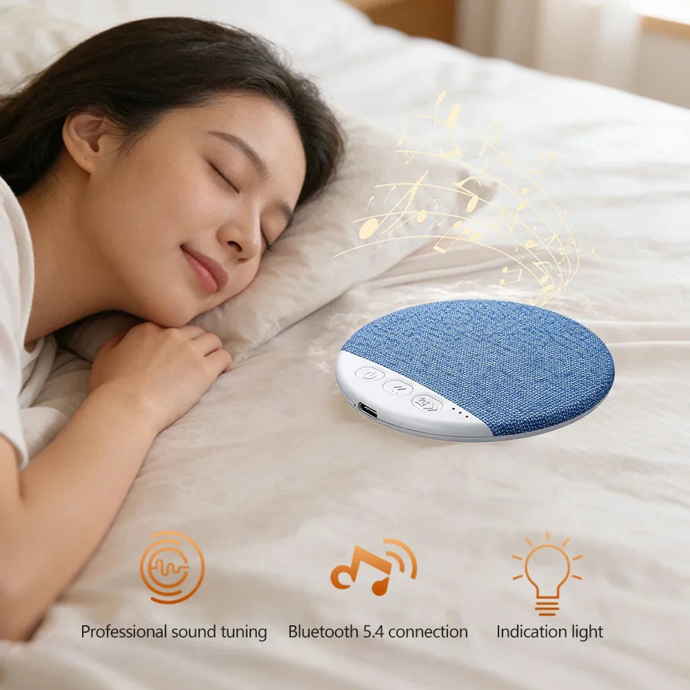 Under Pillow Bluetooth 5.4 Speaker | HiFi White Noise Sleep Timer