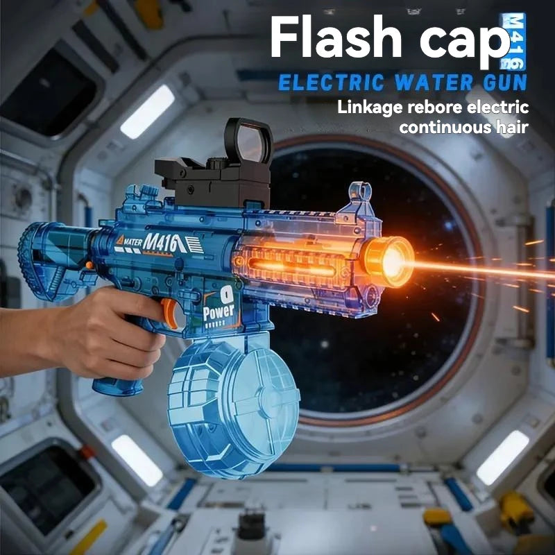 2026 Explosion Flash M416 Children's Electric Water Gun Toy