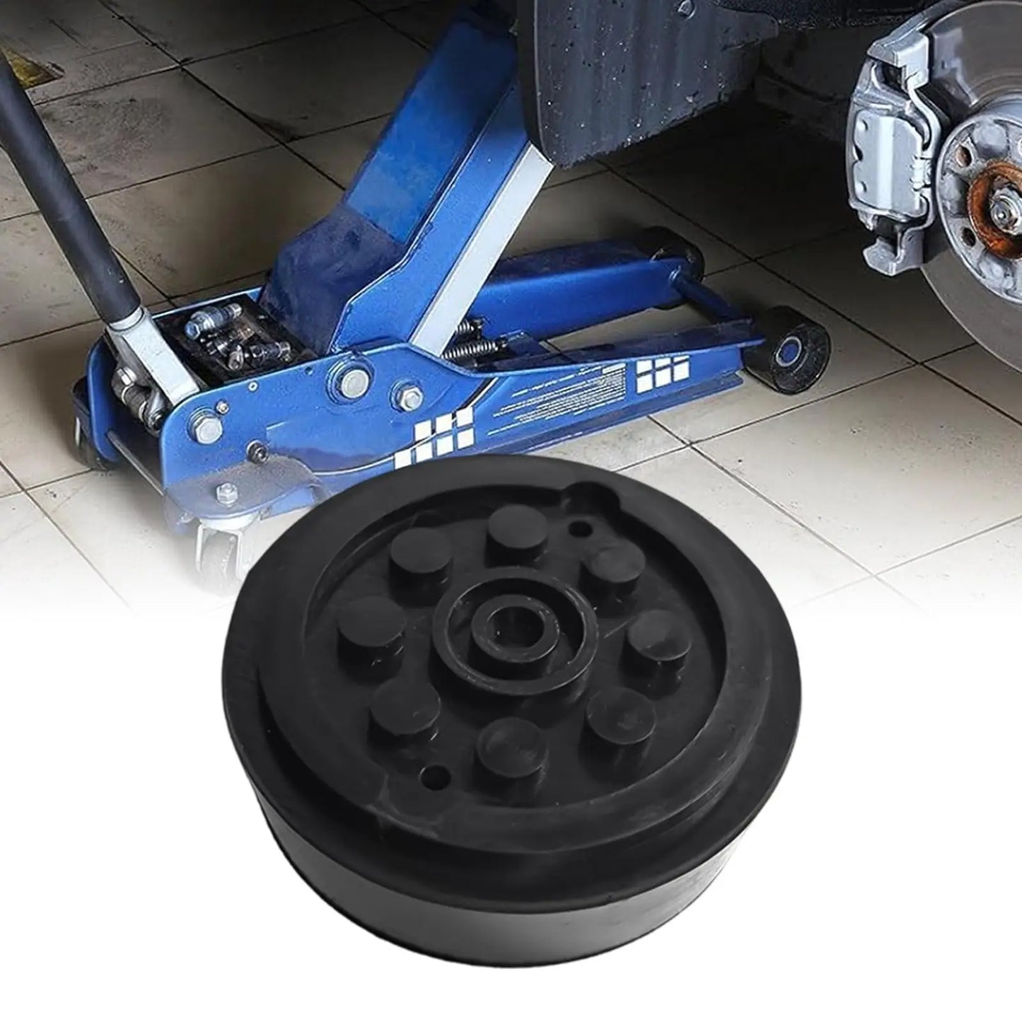 Anti-Slip Rubber Car Jack Pad for SUVs, Sedans & Pickups Car Jack Pad Peaceful Pleasures Health and Wellness