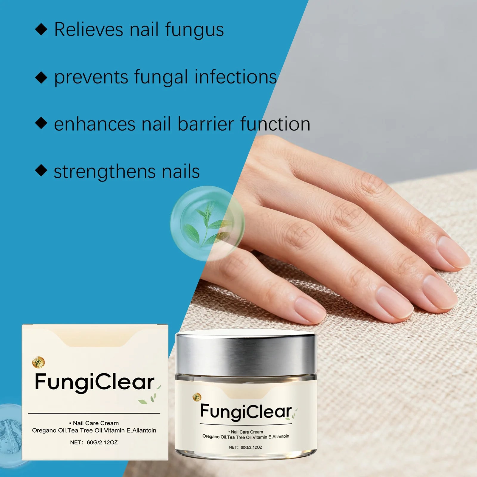 Strengthening Nail Care Cream Repair Weak Nails Herbal Extract Nourish Restore Health Lasting Effective Fingernail Toenails Care Peaceful Pleasures Health and Wellness