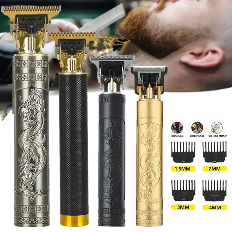 T9 USB Rechargeable Hair Clipper & Beard Trimmer for Men