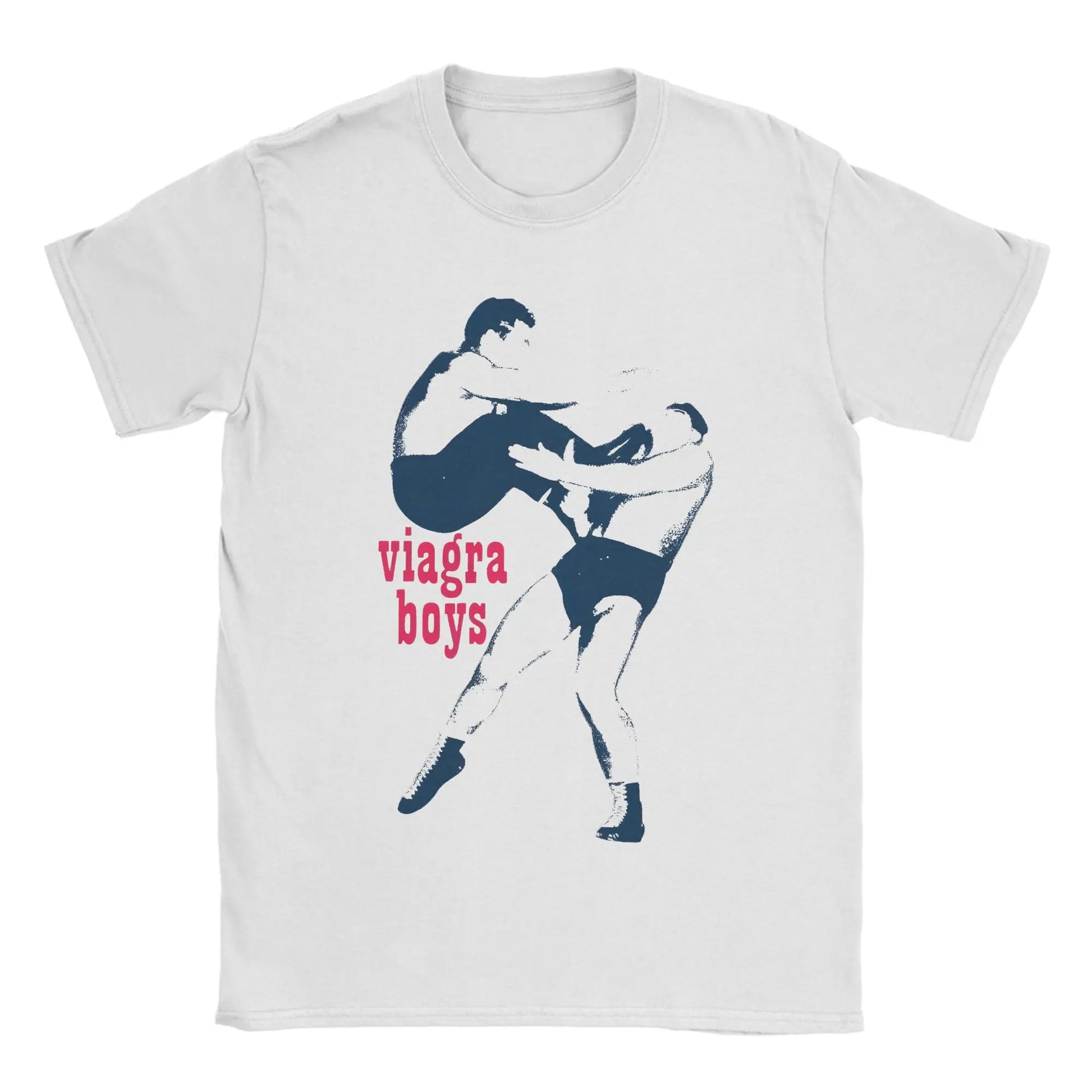 Viagra Boys T-Shirts Men Rock Leisure 100% Cotton Tee Shirt O Neck Short Sleeve T Shirt Gift Idea Clothes Peaceful Pleasures Health and Wellness