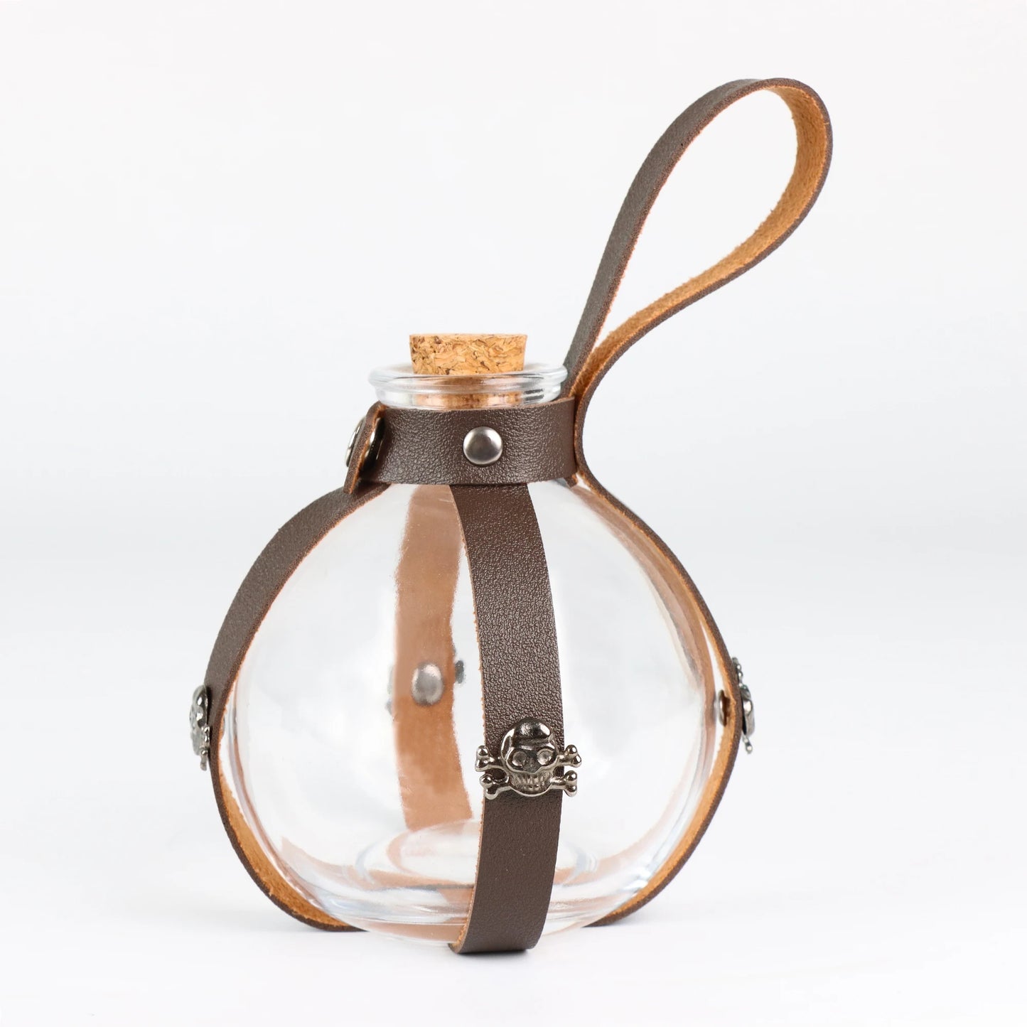 Medieval Belt Magic Bottle Retro Viking Knight Leather Alchemy Dark