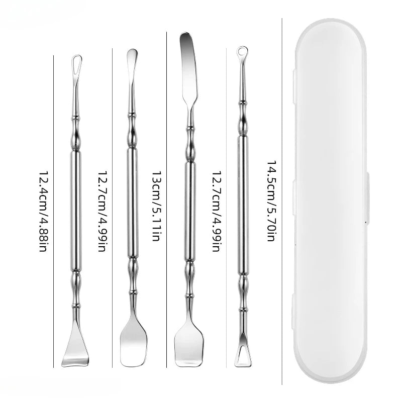 Stainless Steel Double-Head Blackhead Extractor Tool