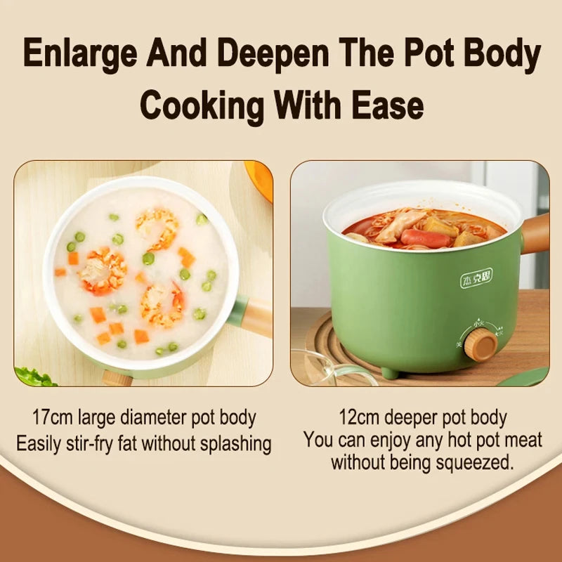 Multi Cookers Electric Pot Household Non-stick Pan Hot Pot Rice Cooker Cooking Appliances Electric Rice Cooker Peaceful Pleasures Health and Wellness