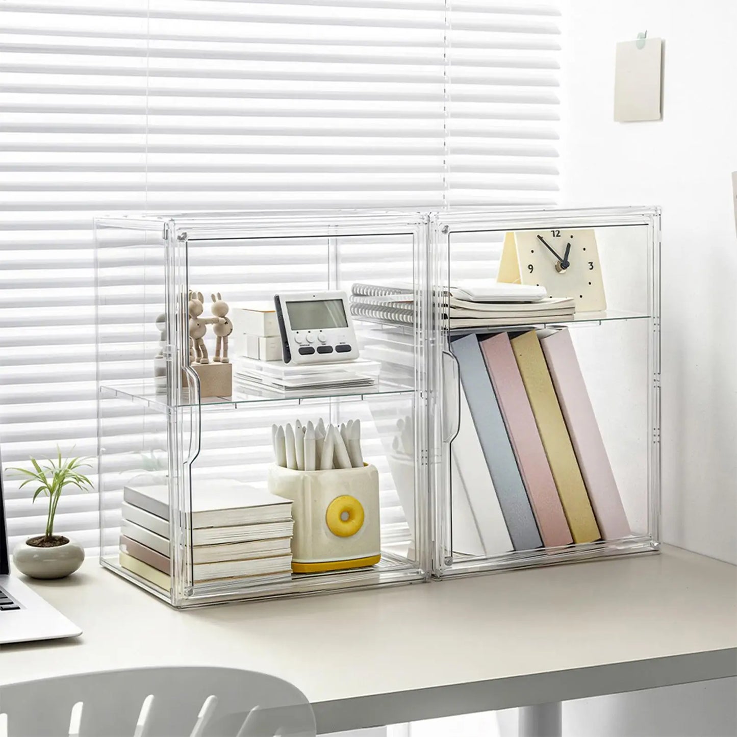 4-Tier Clear Acrylic Display Case | Bread & Pastry Organizer