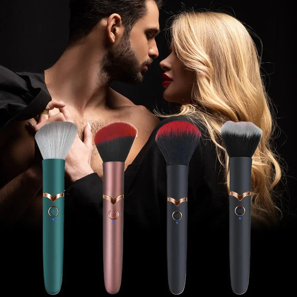 Electric Vibrating Foundation Brush – Rechargeable Makeup Tool