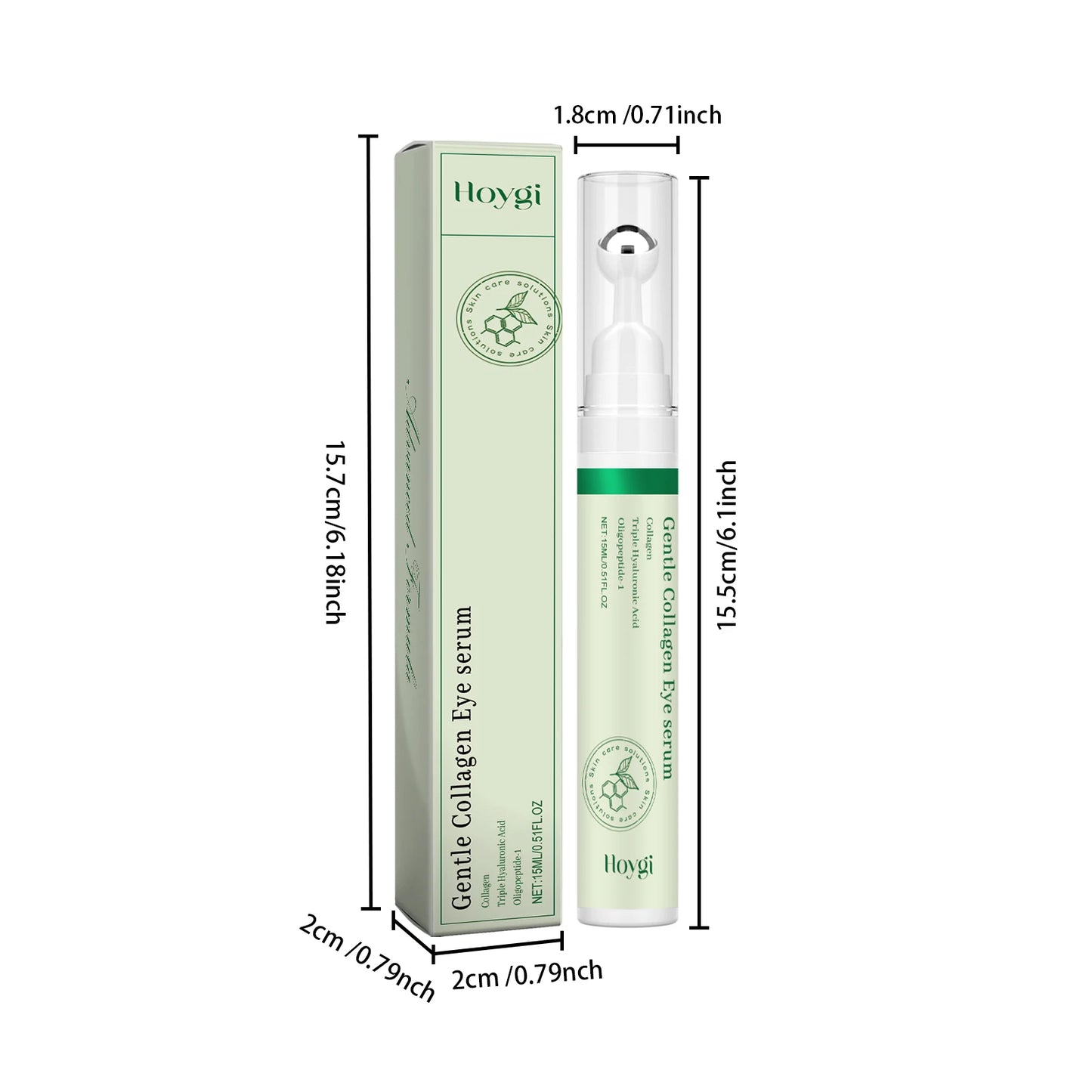 Collagen Under Eye Serum Roller – Dark Circles & Puffiness Peaceful Pleasures Health and Wellness