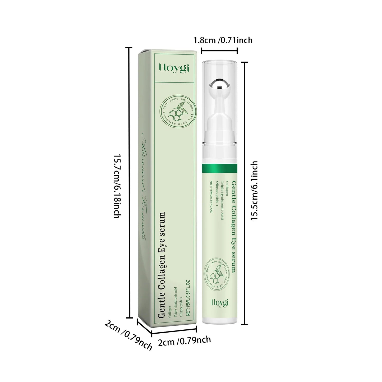 Hoygi Collagen Eye Serum Roller – Dark Circles & Puffiness