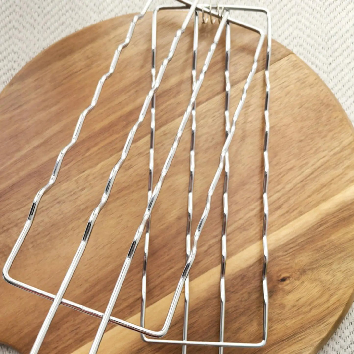 Hot Dog Grill Basket – Stainless Steel BBQ Sausage Rack