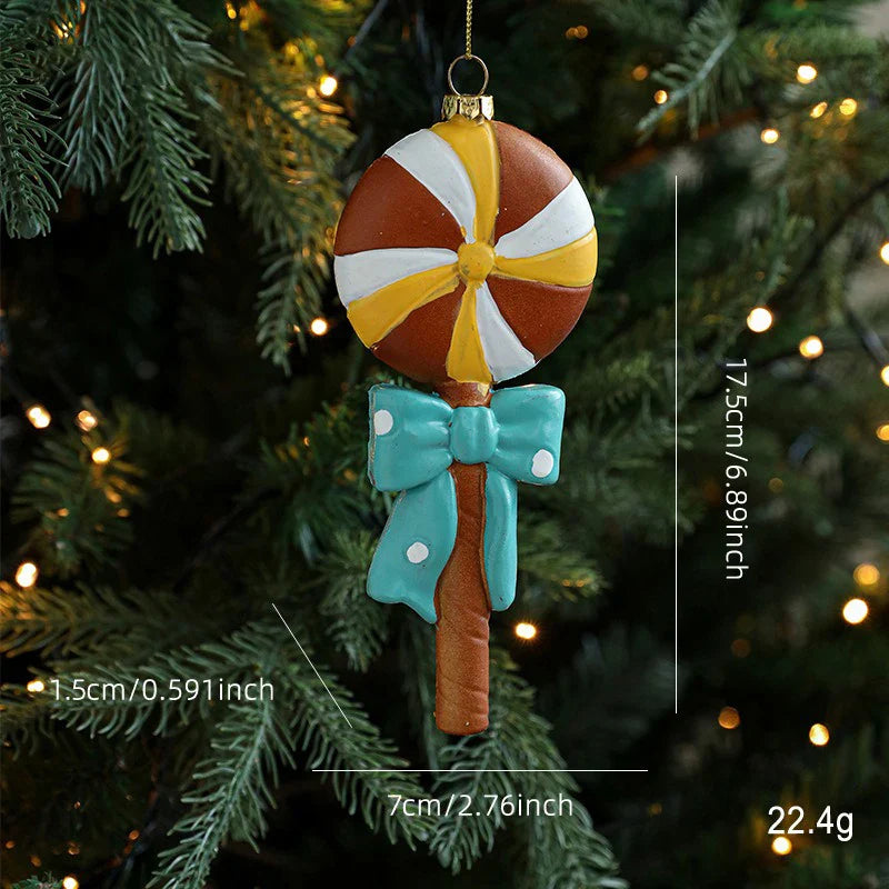 Macaron Christmas Hanging Ornaments – Cute Tree Pendants