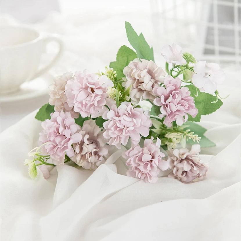 Artificial Silk Hydrangea Bouquet | Wedding & Home Decor