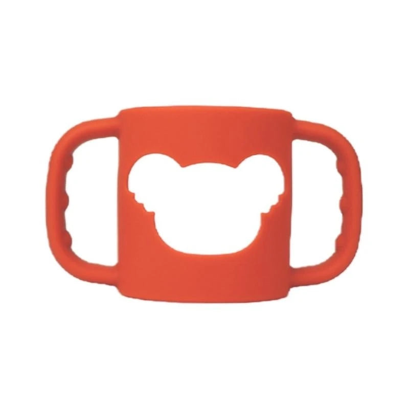 Baby Bottle Silicone Grip Handle Sleeve | Infant Feeding Aid