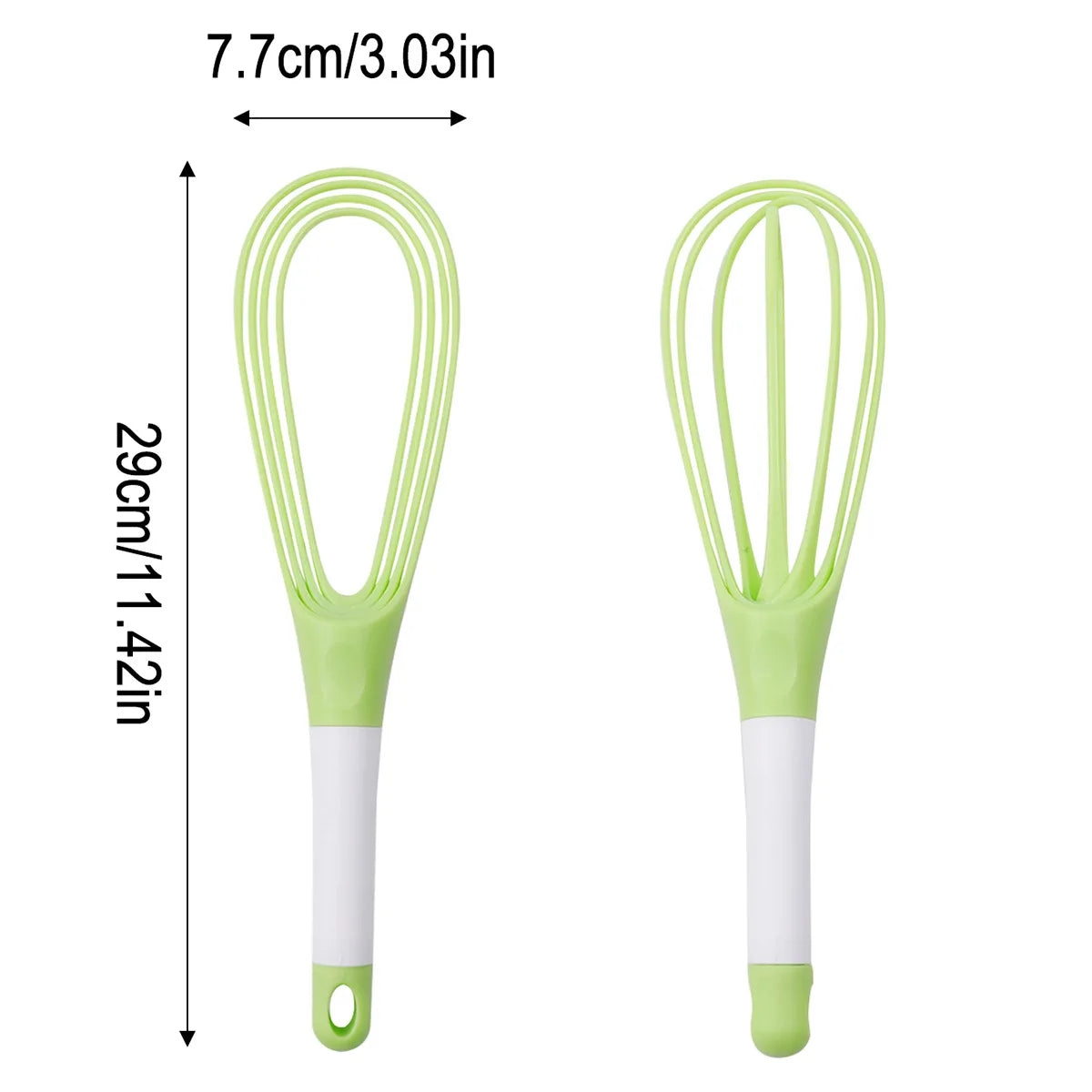 Compact Handheld Rotary Egg Whisk Ergonomic Beater with Foaming Wires for Cake Batter Mixing Cream Blending Kitchen Egg Tools li Peaceful Pleasures Health and Wellness green