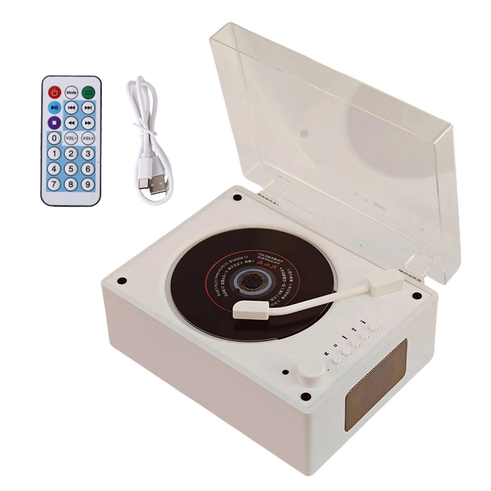 VODOOL Retro Portable CD Player | Bluetooth 5.0, USB & AUX