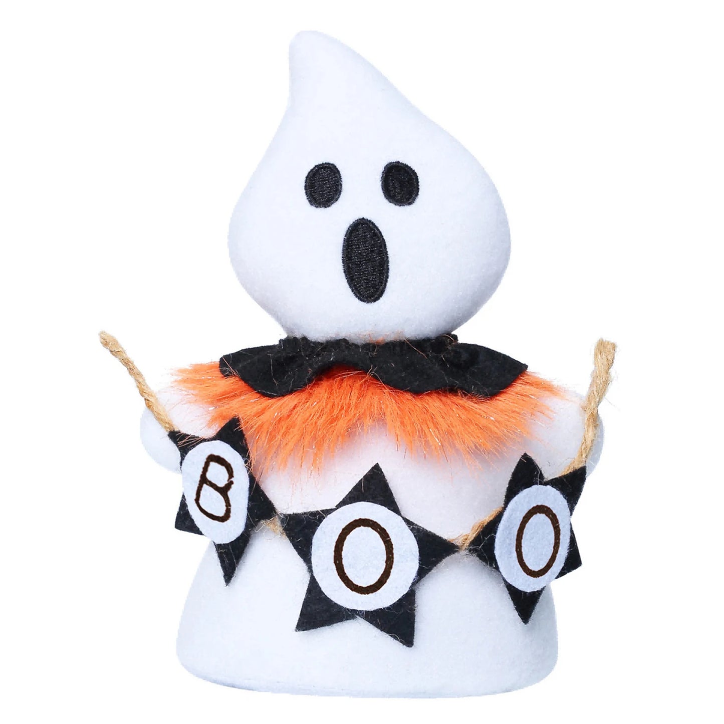 White Ghosts Plush Doll Decor For Halloween Mini Ghosts Stuffed Doll Party Home Table Tray Decor For Spookys Porch Decoration Peaceful Pleasures Health and Wellness White
