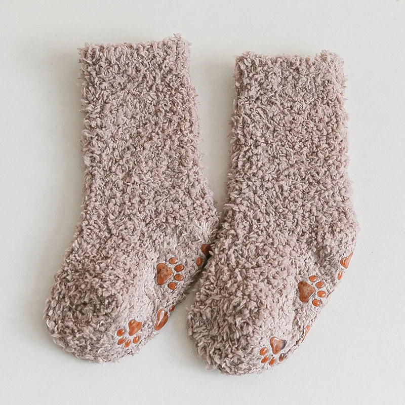 Baby Toddler Winter Socks | Soft Anti-Slip Warm Kids Socks