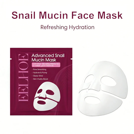 Snail Mucin Sheet Mask – Hydrating, Glass Skin & Glow Hydrating Sheet Mask Oasis Select