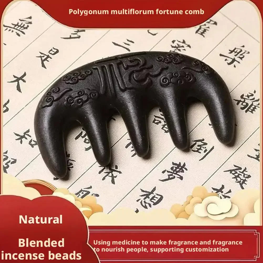 Polygonum Multiflorum Scalp Massage Comb – Wide Tooth Peaceful Pleasures Health and Wellness