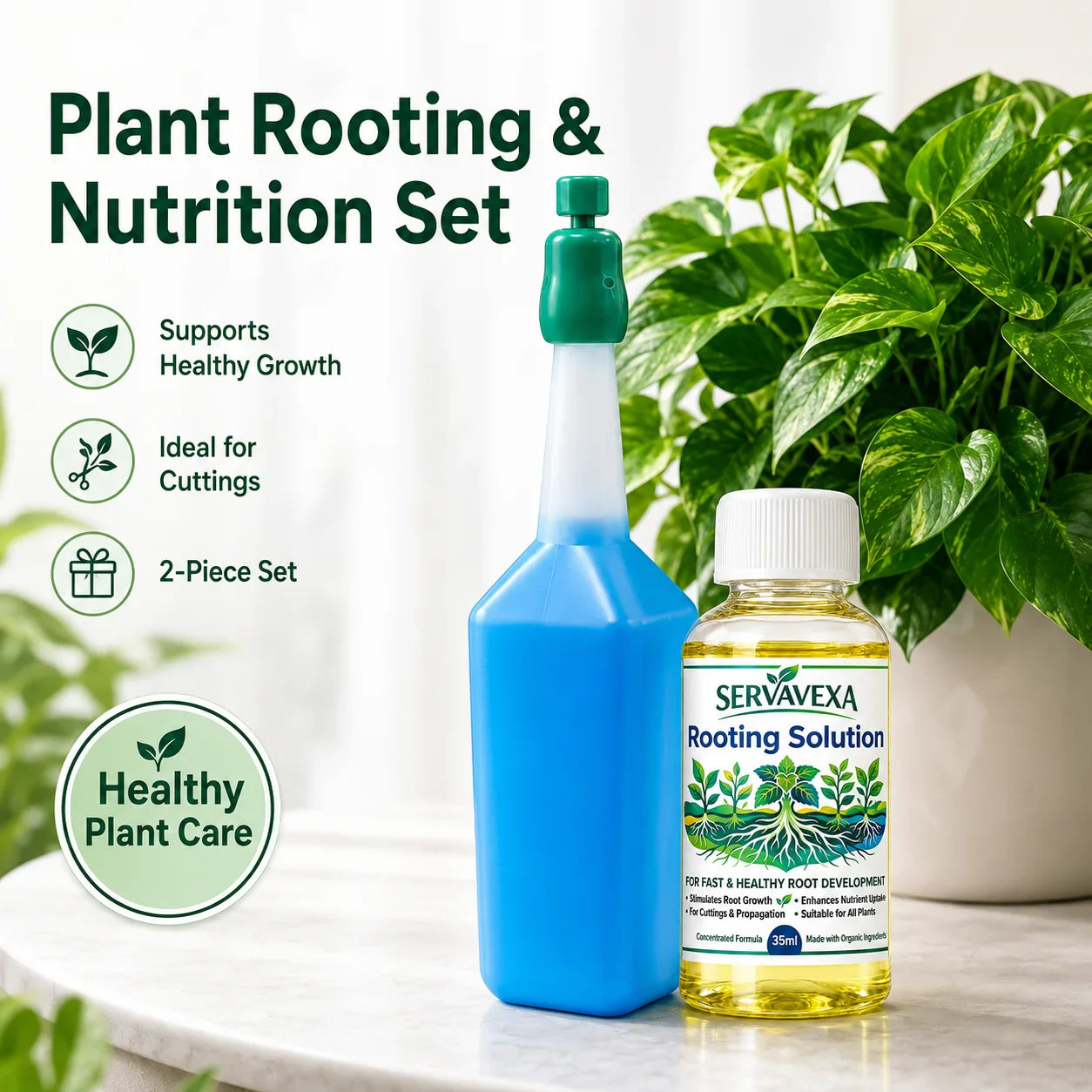 Plant Rooting & Nutrient Liquid Set – Boost Growth & Cuttings