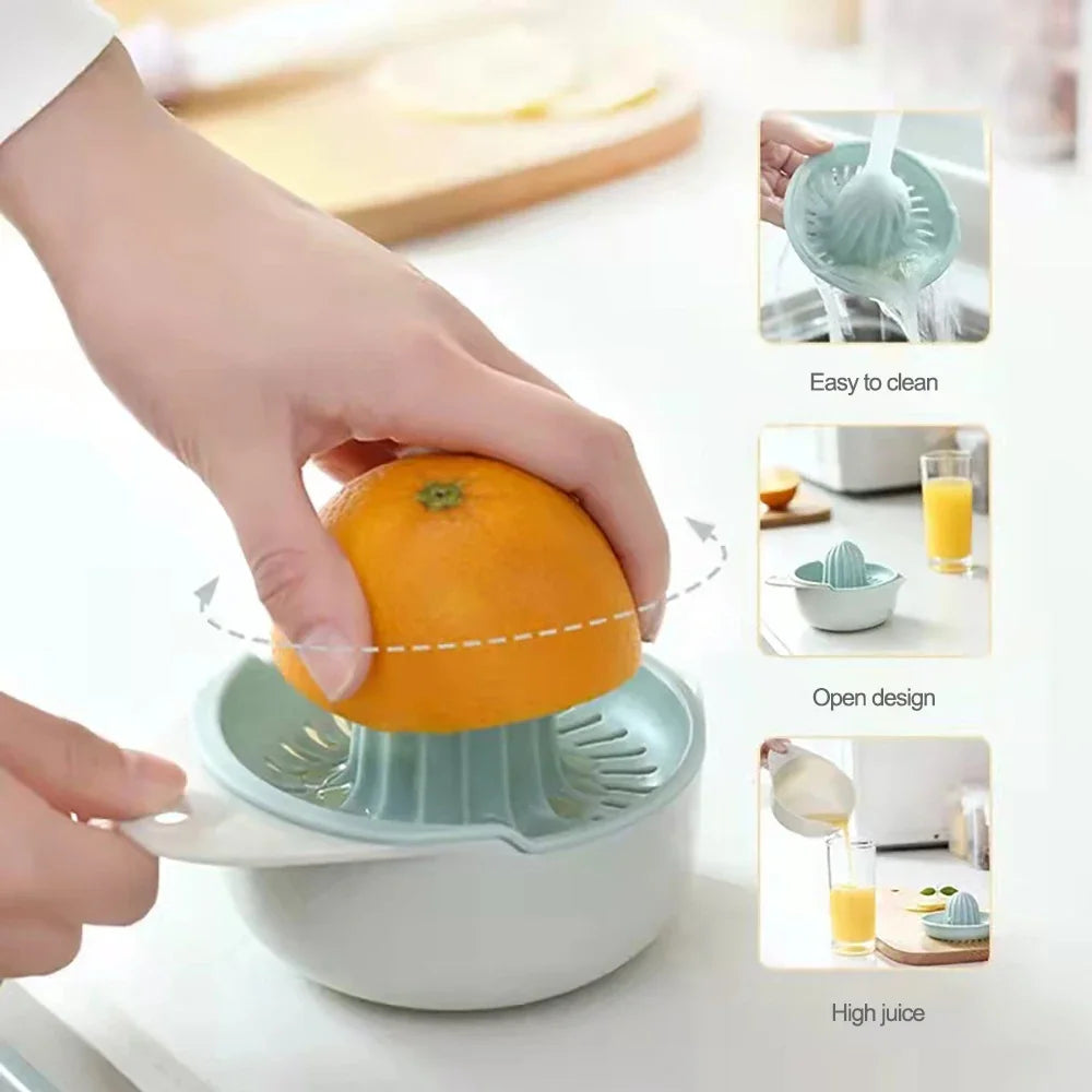 Manual Citrus Juicer – Portable Orange & Lemon Squeezer
