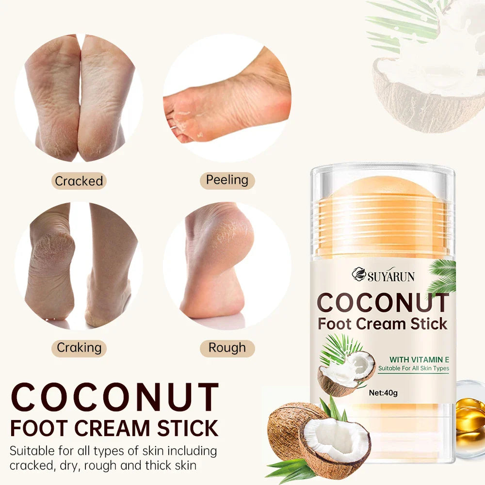 SUYARUN Coconut Foot Balm Stick | Moisturizing Heel Care