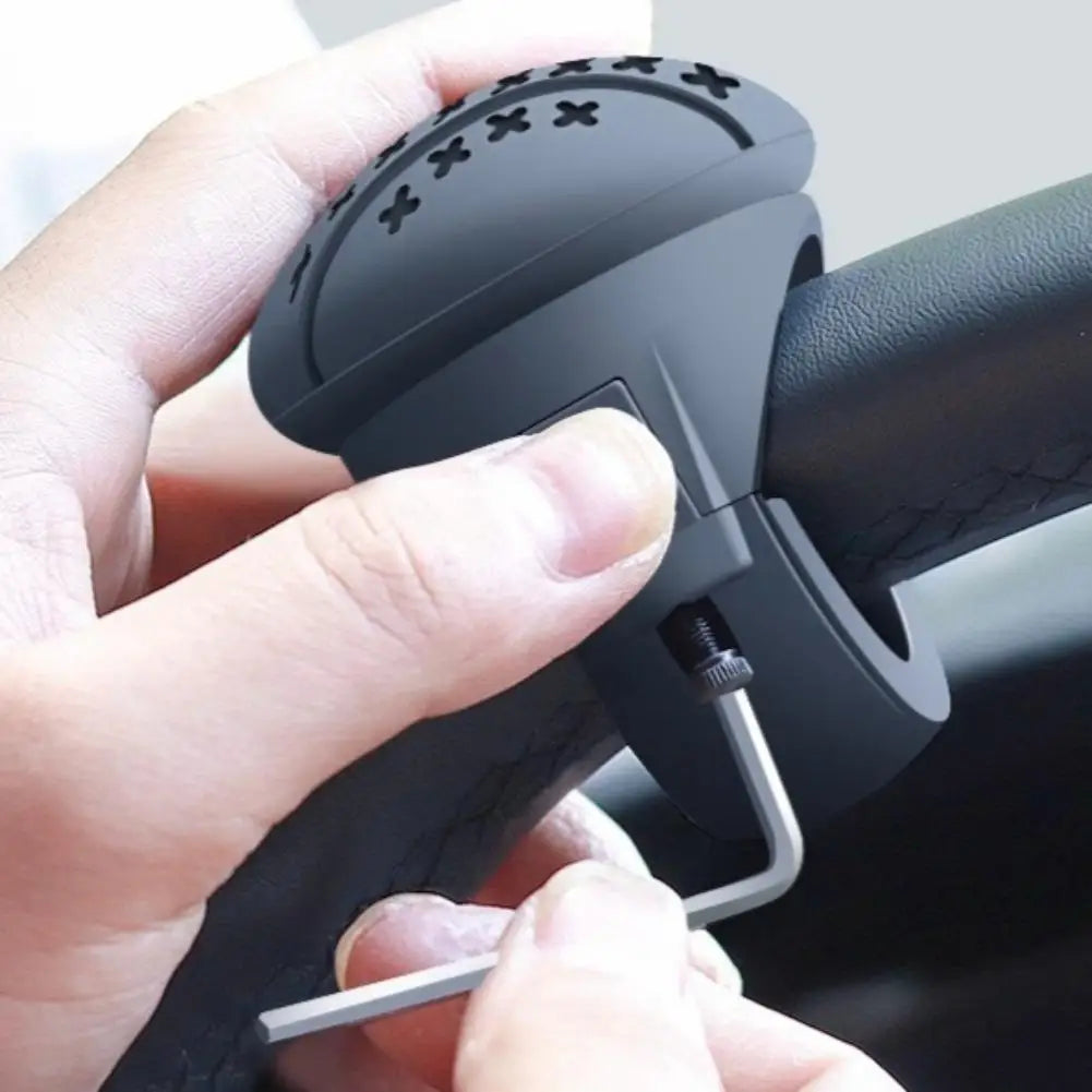 Steering Wheel Booster Knob – 360° Smooth One-Hand Driving