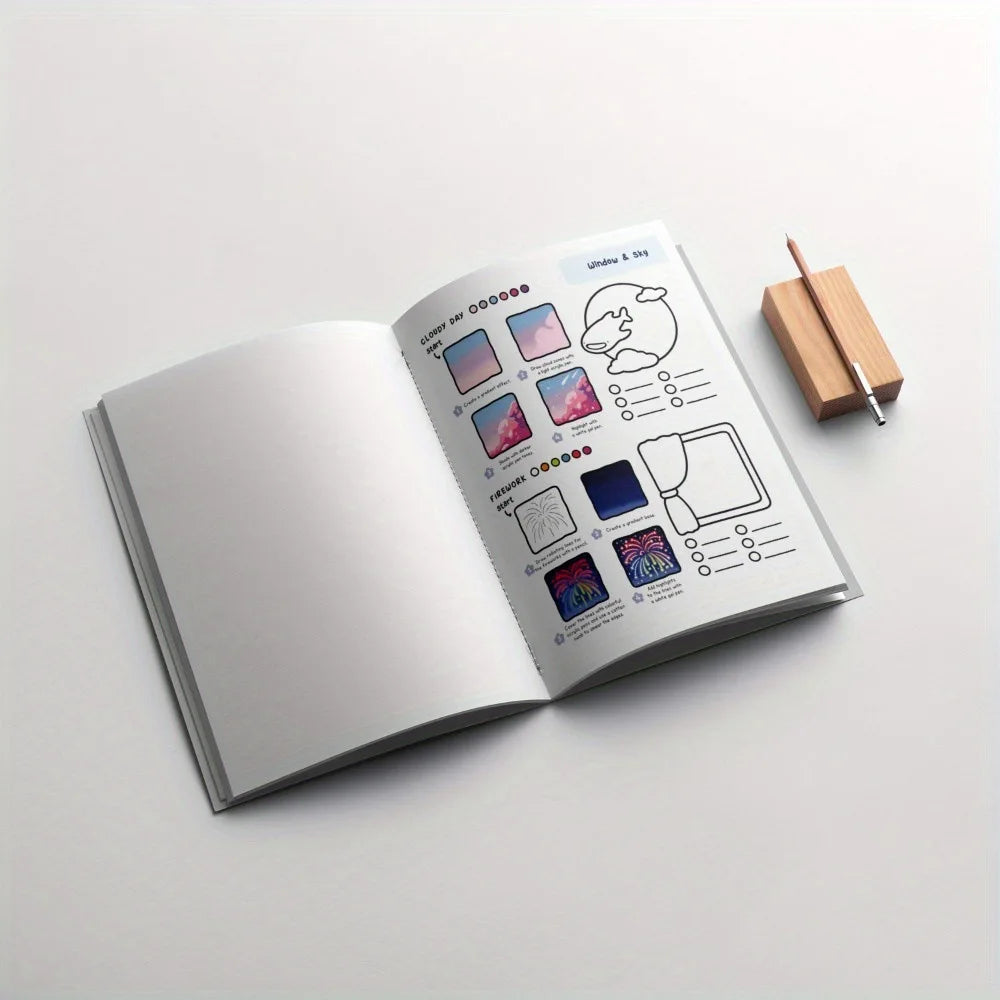 How Draw Easy Patternsguide Detailed Steps Students Cartoon