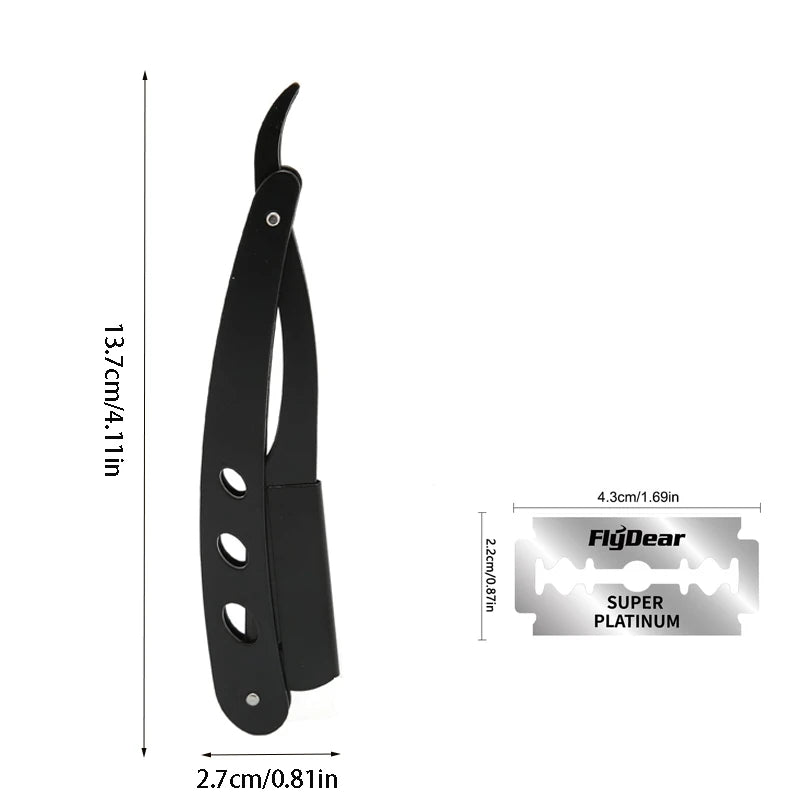 Men's Folding Straight Razor – Sharp Stainless Steel Blade