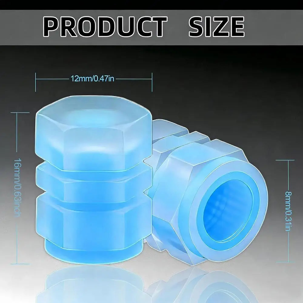 Glow in the Dark Tire Valve Stem Caps – 20 Pack