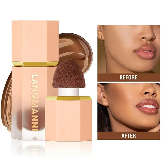Liquid Contour Stick & Matte Highlighter – Natural Face Makeup Contour Highlighter Stick Oasis Select