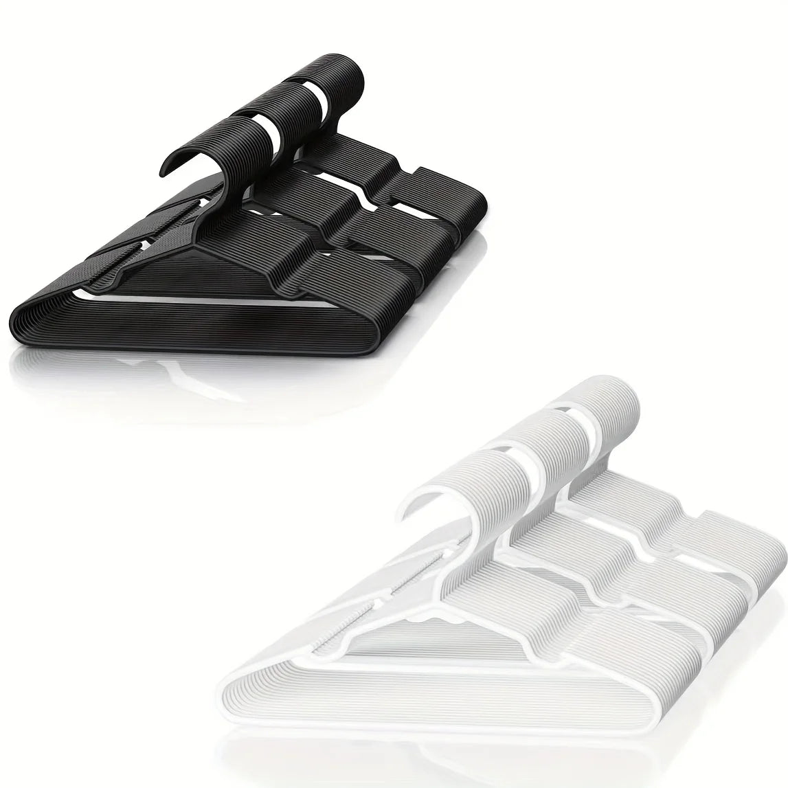 Non-Slip Plastic Clothes Hangers | Space Saving Heavy Duty Clothes Hangers Peaceful Pleasures Health and Wellness