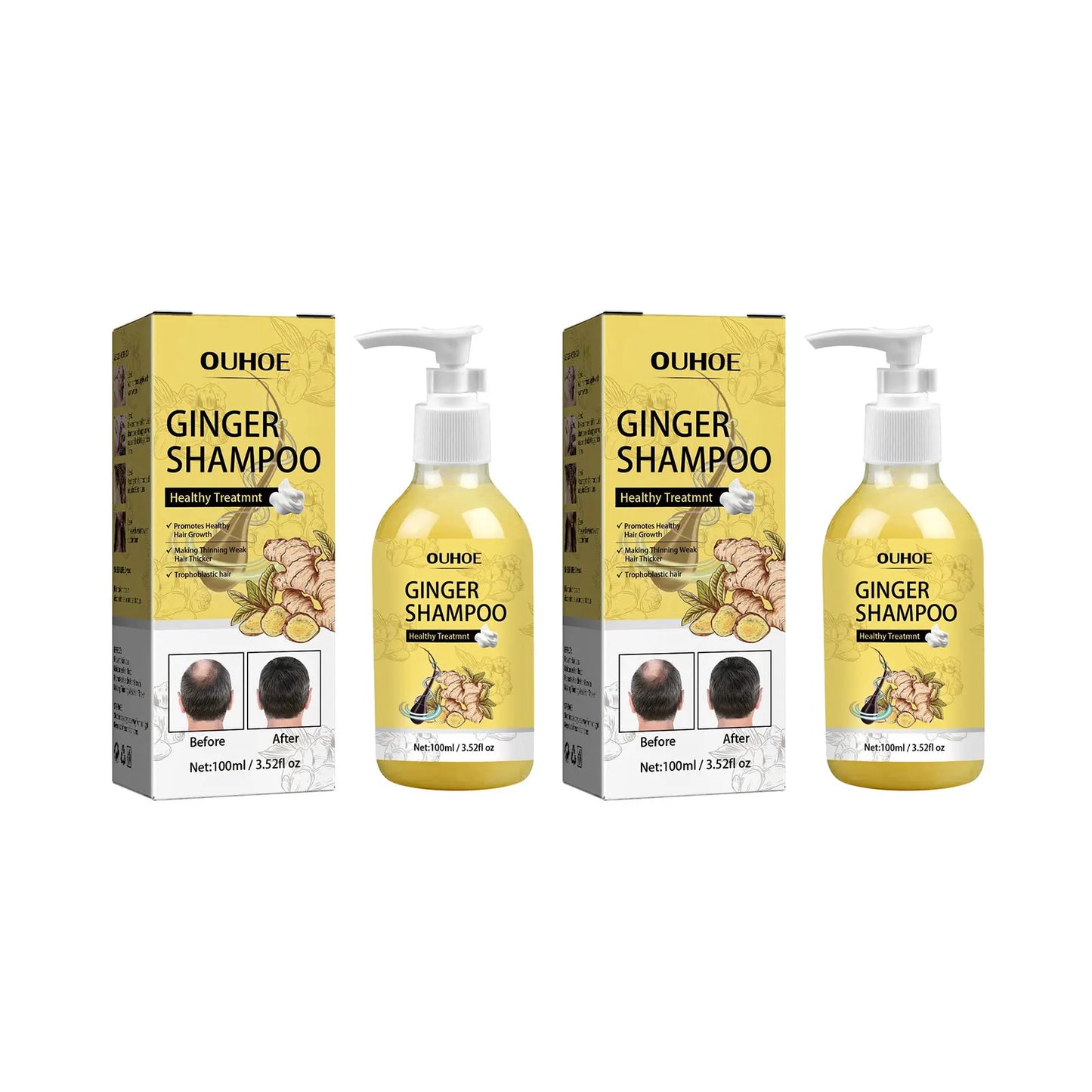 Ginger Hair Growth Thickening Shampoo | Scalp Nourishing 100ml