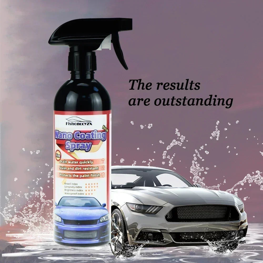 10H Ceramic Car Coating 500ML 9H Nano Liquid Glass Plated Crystal Hydrophobic Waterproof Polishing Paint Hardness Car Polish Wax Peaceful Pleasures Health and Wellness